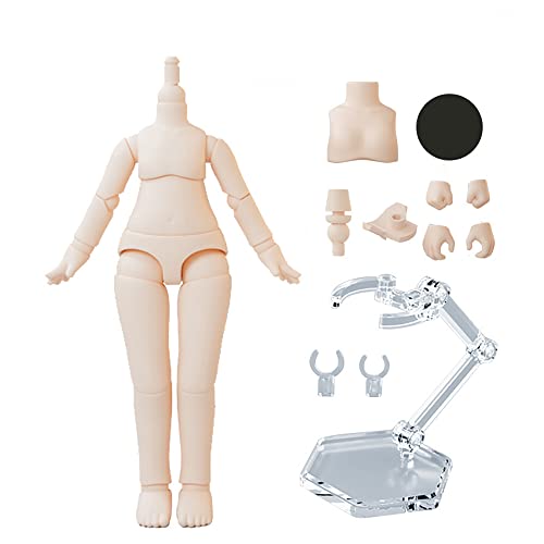 AMITD 1/12 Scale BJD Doll Body 9.6cm/11cm YMY2 Body Action Figures Replacement Body Doll Accessories (Sakura Pink,11cm) von AMITD
