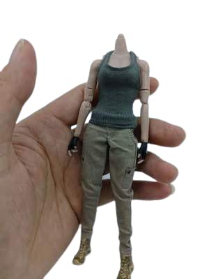 AMITD 1/12 Scale Figure Accessories Clothes Hand-Made Overalls Vest Suit for 6 Inch Female Action Figure TBLeague, Multicolored, SJYT-001 AMITD 1/12 Scale Figure Accessories Clothes Hand-Made Overalls Vest Suit for 6 Inch Female Action Figure TBLeague, Multicolored, SJYT-001 von AMITD