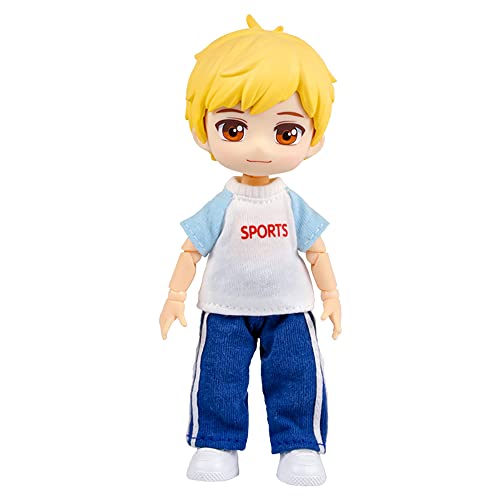 AMITD 1/12BJD Action Figure with Doll Head, Body, Clothes, Shoes YMY Movable Joint Doll Accessories (Boy) von AMITD