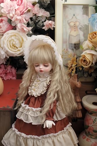 AMITD 1/3 1/4 1/6 BJD Doll Clothes Handmade Fashionable and Cute Clothing Suitable for 11.8 in 18in 24 in BJD SD Doll (Red, 1/3) von AMITD