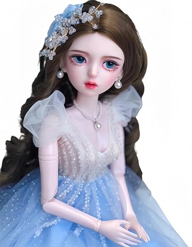 AMITD 1/3 BJD Doll Kawaii Doll Move Joints Handmade Makeup Cute 24 Inches Collectible Cartoon Dress up Dolls Best Gift (I) von AMITD