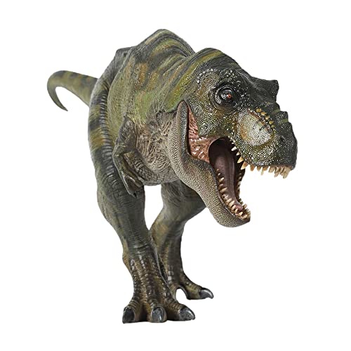AMITD 1/35 Rex Future Tyrannosaurus Rex Realistic Dinosaur Removable Jaw PVC Collector's Animal Model Decorative Gift (Green Baseless) von AMITD