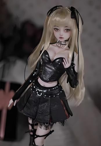 AMITD 1/4 Anime BJD Doll SD Doll Resin Handmade Makeup Home Desktop Decor Gift Set (F) von AMITD