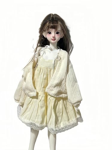 AMITD 1/4 BJD Doll Clothes Set Ball Jointed Doll Fashion Handmade Pretty Fashionable Clothes for 16-18 inches BJD Dolls (T) von AMITD
