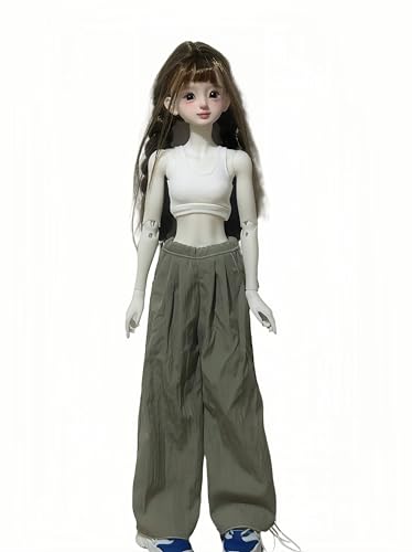 AMITD 1/4 BJD Doll Clothes Set Handmade Cute and Fashionable top and Pants Suitable for 18 inch BJD SD Dolls (D) von AMITD