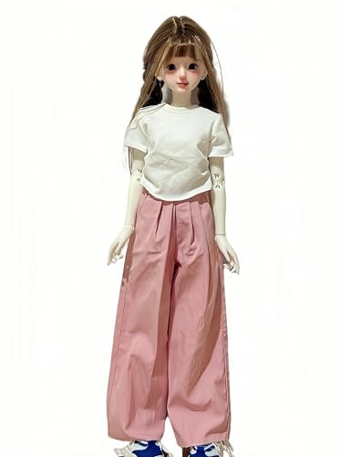 AMITD 1/4 BJD Doll Clothes Set Handmade Cute and Fashionable top and Pants Suitable for 18 inch BJD SD Dolls (I) von AMITD