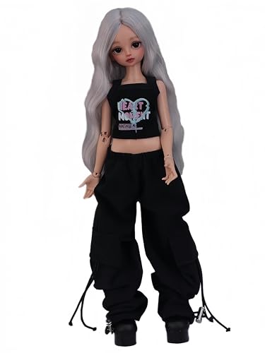 AMITD 1/4 BJD Doll Kawaii Doll Move Joints Handmade Makeup 18 Inches Collectible Cartoon Dress up Dolls The (E) von AMITD