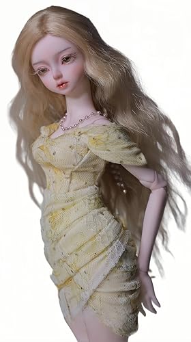 AMITD 1/4 BJD Doll Kawaii Doll Move Joints Handmade Makeup Cute 18 Inches 45cm Collectible Cartoon Dress up Dolls Best Gift (Fashion Ran) von AMITD