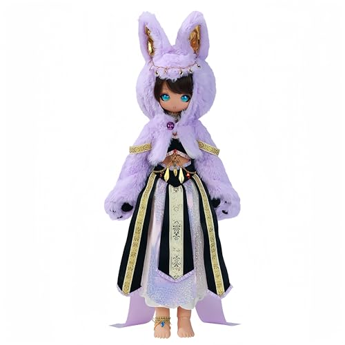 AMITD 1/4 BJD Doll Kawaii Doll Move Joints Handmade Makeup Cute 18 Inches Collectible Cartoon Dress up Dolls Best Gift (D) von AMITD