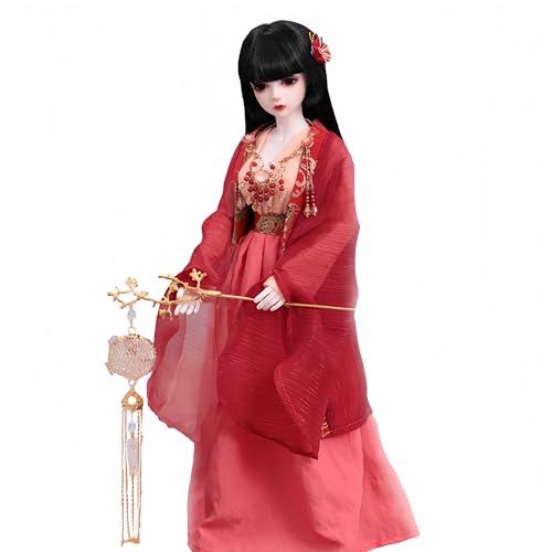 AMITD 1/4 BJD-Puppe, 16 Zoll, Anime-Kugelgelenkpuppe, SD-Puppe, Handgemalte Schminke, Sammlerfigur, Dekoration für zu Hause und Geschenkset (F) von AMITD
