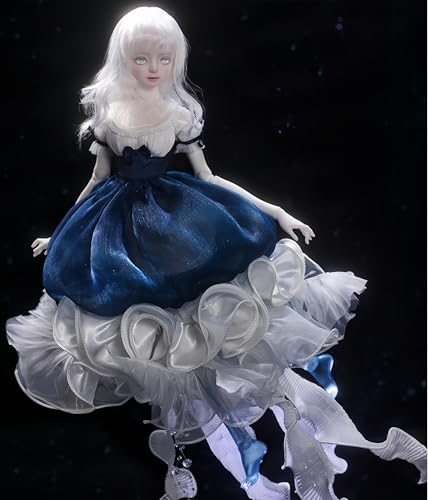 AMITD 1/4 BJD-Puppe, Anime-Kugelgelenkpuppe, SD-Puppe, Hartholz, Handgemalte Schminke, Dekoration für zu Hause und Geschenkset (C) von AMITD