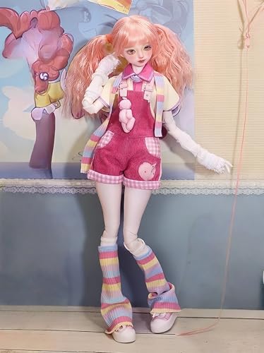 AMITD 1/4 BJD Puppenmoden Anime-Gelenkpuppen Hartharz Action-Figuren Handgemacht Make-up, Dekoration für zu Hause, Sammler-Geschenkset (F) von AMITD