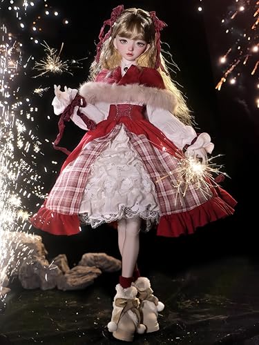 AMITD 1/4 Bjd Doll Anime Ball Jointed Doll SD Dolls Resin Action Figure Handmade Makeup,Home Decor,Collectible Gift Set (04#) von AMITD