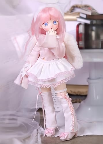 AMITD 1/4 Bjd Doll Anime Ball Jointed Dolls Fashion Cute Resin Action Figure Handmade Makeup,for Collecting (G) von AMITD