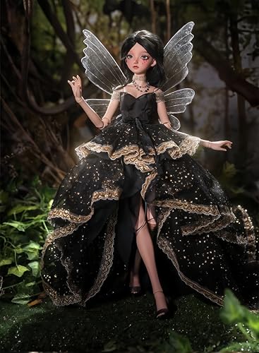 AMITD 1/4 Bjd Doll Fashion Anime Ball Jointed Dolls Cute Resin Action Figure Handmade Makeup,Home Decor,Collectible Gift Sets (J) von AMITD
