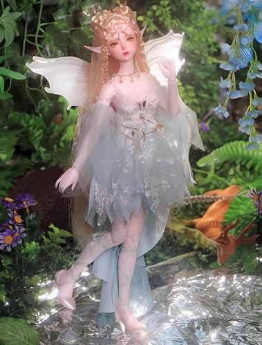 AMITD 1/4 Bjd Doll Fashion Anime Ball Jointed Dolls Cute Resin Action Figure Handmade Makeup,Home Decor,Collectible Gift Sets (K) von AMITD