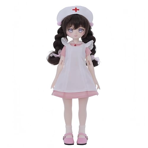 AMITD 1/4 Bjd Doll Fashion Anime Ball Jointed Dolls Cute Resin Action Figure Handmade Makeup,Home Decor,Collectible Gift Sets (O) von AMITD