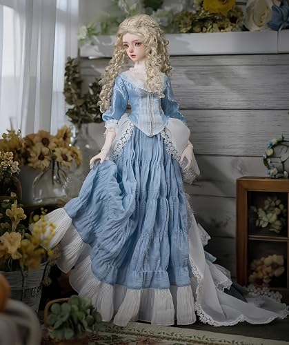 AMITD 1/4 Bjd Doll Fashion Anime Ball Jointed Dolls Cute Resin Action Figure Handmade Makeup,Home Decor,Collectible Gift Sets (P) von AMITD