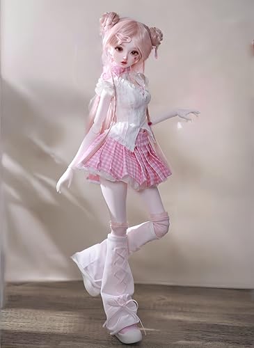AMITD 1/4 Bjd Doll Fashion Anime Ball Jointed Dolls Resin Action Figure Handmade Makeup, Gifts Fashionable Doll (F) von AMITD
