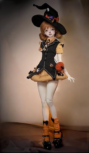 AMITD 1/4 Bjd Doll Fashion Anime Ball Jointed Dolls Resin Action Figure Handmade Makeup, Gifts Fashionable Doll (H) von AMITD