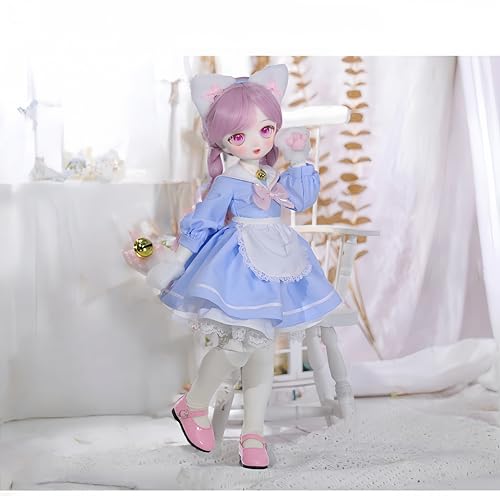 AMITD 1/4 Bjd Doll Fashion Anime Ball Jointed Dolls Resin Action Figure Handmade Makeup, Gifts Fashionable Doll (M) von AMITD