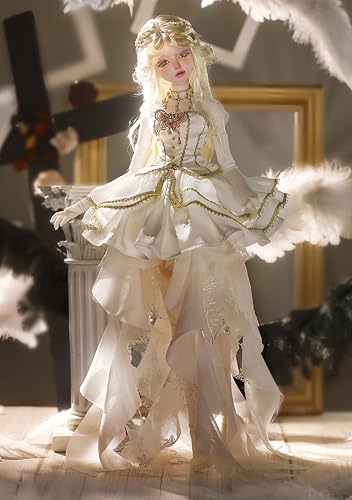 AMITD 1/4 Bjd Doll Fashion Anime Ball Jointed Dolls Resin Action Figure Handmade Makeup,Collectible Gift Set (E) von AMITD