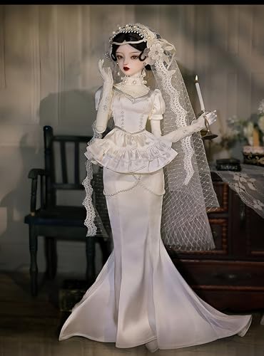 AMITD 1/4 Bjd Doll Fashion Anime Ball Jointed Dolls Resin Action Figure Handmade Makeup,Collectible Gift Set (F) von AMITD