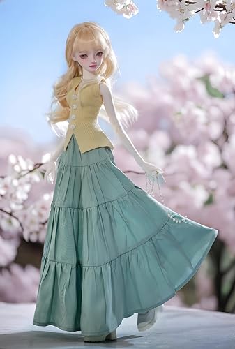 AMITD 1/4 Bjd Doll Fashion Anime Ball Jointed Dolls Resin Action Figure Handmade Makeup,Collecting Dolls, Gifts (E) von AMITD