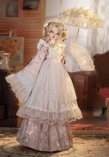 AMITD 1/4 Bjd Doll Fashion Anime Ball Jointed Dolls Resin Action Figure Handmade Makeup,Home Decor,Collectible Gift Set (C) von AMITD