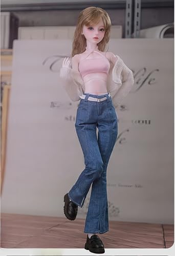 AMITD 1/4 Bjd Doll Fashion Anime Ball Jointed Dolls Resin Action Figure Handmade Makeup,Home Decor,Collectible Gift Set (F) von AMITD