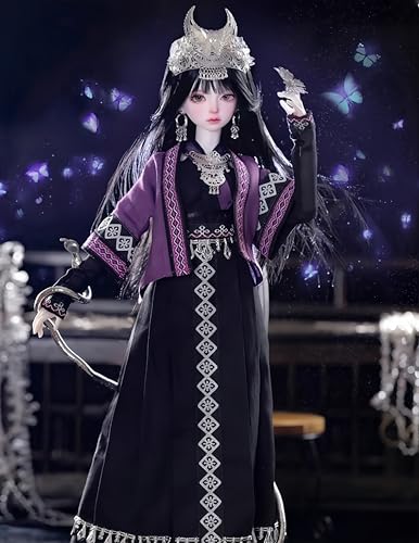 AMITD 1/4 Bjd Doll Resin Anime Ball Jointed Doll Handmade Makeup Action Figure Home Desktop Decor and Collectable Gift Set (C) von AMITD