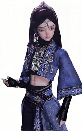 AMITD 1/4 Bjd Doll Resin Anime Ball Jointed Doll Handmade Makeup Action Figure Home Desktop Decor and Collectable Gift Set (D) von AMITD