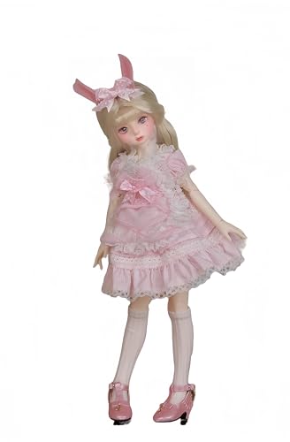 AMITD 1/6 BJD Doll Kawaii Ball Joint Doll Handmade Makeup 11.8 Inches Collectible Cartoon Dress up Dolls The (N) von AMITD