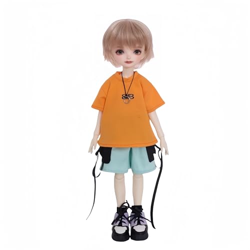 AMITD 1/6 BJD Doll Kawaii Ball Joint Doll Handmade Makeup 11.8 Inches Collectible Cartoon Dress up Dolls The (P) von AMITD