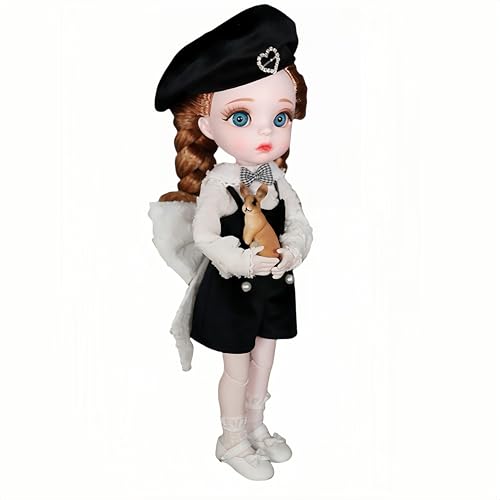 AMITD 1/6 BJD Dolls Kawaii Doll 28 Move Joints Handmade Makeup Cute 12 Inches Collectible Cartoon Dress up Dolls The (I) von AMITD