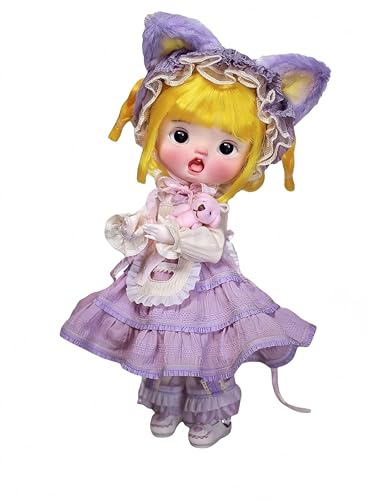 AMITD 1/6 Bjd Doll Anime Ball Jointed Doll SD Dolls Resin Action Figure Handmade Makeup,Home Decor,Collectible Gifts Set (G) von AMITD