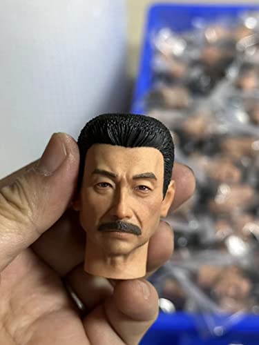 AMITD 1/6 Maßstab Asian Male Kopfskulptur Carved for 12inch Male Soldier Action Figure Körper Collection (J) von AMITD