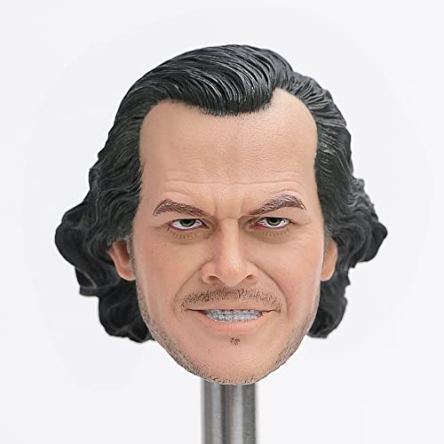 AMITD 1/6 Maßstab Jack Nicholson European Man Head Carved Action Figure Kopfskulptur, Collectible von AMITD