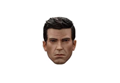 AMITD 1/6 Maßstab Male Kopfskulptur,European Strong Man Head Carved for 12inch Soldier Action Figure Körper Collectible (A) von AMITD