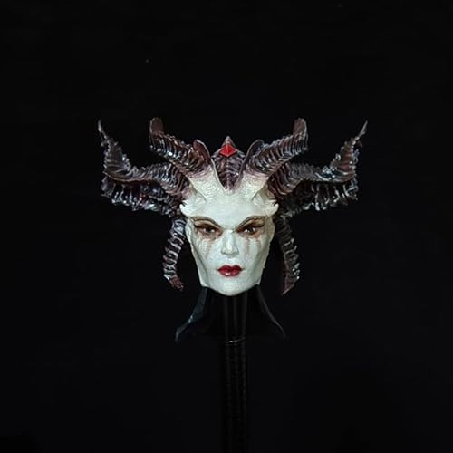 AMITD 1/6 Maßstab Weibliche Kopfskulptur,Movie Characters Elf Girl Head Carved for 12inch PH TBL JO Weibliche Soldier Action Figure Collection (M) von AMITD