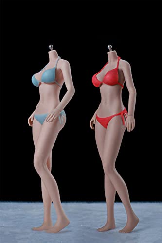 AMITD 1/6 Maßstab weiblicher Körper,12inch Super Flexible Young Girl Medium Bust Seamless Action Figure Körper Collection (S35A Suntan Skin Without Head) von AMITD