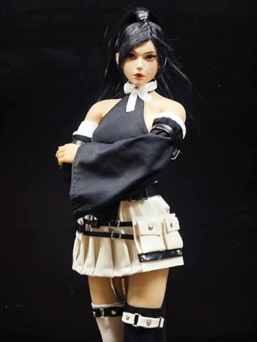 AMITD 1/6 Ratio of Women's Clothing,Female Ninja Suit, Women's Combat Suit, 1 Clothing+1 Skirt+2 Sleeves+1 Belt Accessory+4 Hand and Foot Belts AMITD 1/6 Ratio of Women's Clothing,Female Ninja Suit, Women's Combat Suit, 1 Clothing+1 Skirt+2 Sleeves+1 Belt Accessory+4 Hand and Foot Belts von AMITD