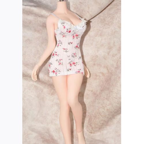 AMITD 1/6 Scale 12 Inches Female Figure Doll Clothes, Handmade Costume,Tight Dress Outfit for Phicen,TBLeague JIAOU Action Figure (White A) von AMITD