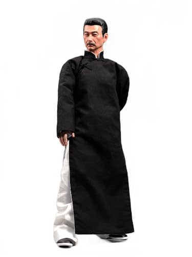 AMITD 1/6 Scale Famous Modern Chinese Writers Lu Xun in Black Cheongsam 12 inch Male Action Figure von AMITD