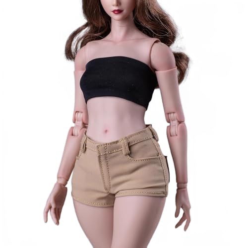 AMITD 1/6 Scale Female Clothes hot Pants minishorts for 12 inch Woman Action Figure Khaki AMITD 1/6 Scale Female Clothes hot Pants minishorts for 12 inch Woman Action Figure Khaki von AMITD