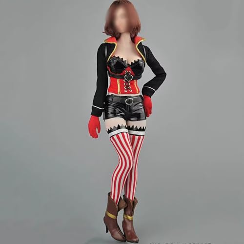 AMITD 1/6 Scale Female Figure Doll Clothes, Coat+Underwear+Shorts+Shoes+Socks+Glove Uniform Costume for 12 inch Female Action Figure Phicen/TBLeague AMITD 1/6 Scale Female Figure Doll Clothes, Coat+Underwear+Shorts+Shoes+Socks+Glove Uniform Costume for 12 inch Female Action Figure Phicen/TBLeague von AMITD