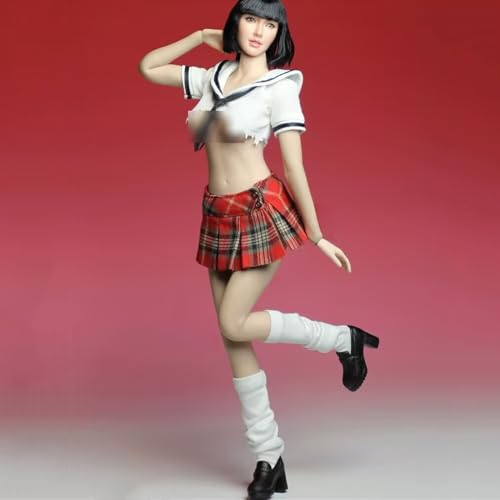 AMITD 1/6 Scale Female Figure Doll Clothes, Japanese Seifuku, Schoolgirl Uniform, Outfit Costume for 12 inch Female Action Figure Phicen/TBLeague AMITD 1/6 Scale Female Figure Doll Clothes, Japanese Seifuku, Schoolgirl Uniform, Outfit Costume for 12 inch Female Action Figure Phicen/TBLeague von AMITD