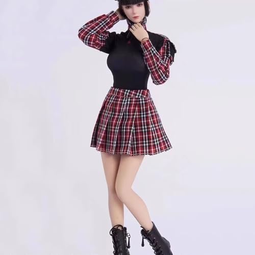 AMITD 1/6 Scale Female Figure Doll Clothes, Top+Skirt+Underwear Suit Uniform Costume for 12 inch Female Action Figure Phicen/TBLeague AMITD 1/6 Scale Female Figure Doll Clothes, Top+Skirt+Underwear Suit Uniform Costume for 12 inch Female Action Figure Phicen/TBLeague von AMITD