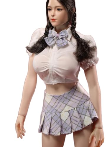 AMITD 1/6 Scale Female Figure Doll Clothes,Bubble Sleeve Short Blouse Halter & Skirts for 12 inch Woman Action Figure,JIAOU Doll JO23X-12A AMITD 1/6 Scale Female Figure Doll Clothes,Bubble Sleeve Short Blouse Halter & Skirts for 12 inch Woman Action Figure,JIAOU Doll JO23X-12A von AMITD