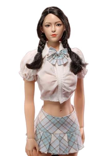 AMITD 1/6 Scale Female Figure Doll Clothes,Bubble Sleeve Short Blouse Halter & Skirts for 12 inch Woman Action Figure,JIAOU Doll JO23X-12B AMITD 1/6 Scale Female Figure Doll Clothes,Bubble Sleeve Short Blouse Halter & Skirts for 12 inch Woman Action Figure,JIAOU Doll JO23X-12B von AMITD